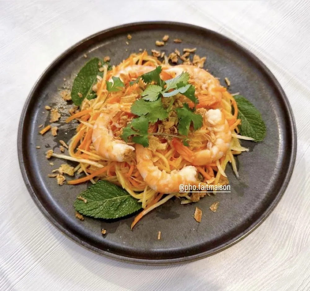 Grand Salade Au Poulet Crevette Végétarienne